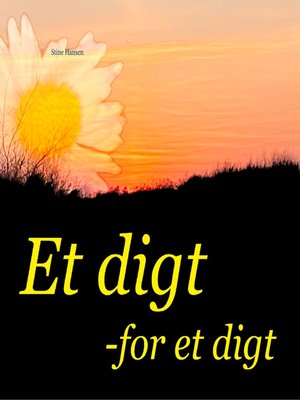 cover image of Et digt for et digt